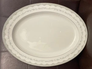 Noritake MARGARET 6243 Large Oval Serving Platter/Plate 16” Japan  - Picture 1 of 3