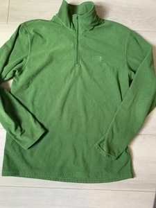 The North Face Sweater Mens Large Green Long Sleeve Pullover 1/4 Zip Outdoor - Picture 1 of 17