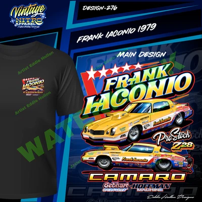 Camiseta Frank Iaconio 1978 Pro Stock Camaro (276) Foto 1 de 3