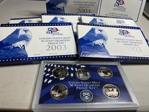 2003 United States Mint 50 State Quarters Proof Set; only 6 sets available - Picture 1 of 3