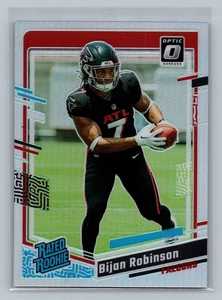 2023 Donruss Optic #206 Bijan Robinson Holo - Picture 1 of 2