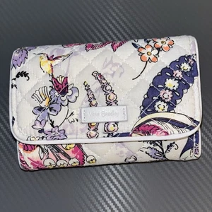 Neu ohne Etikett Vera Bradley Geldbörse Kolibri Park RFID dreifach faltbar zusätzliche Kartenfächer - Bild 1 von 15