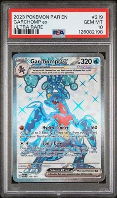 PSA 10 Garchomp ex 219/182 Ultra Rare Full Art Pokemon - Image 1 of 2