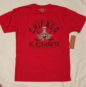 Chicago Blackhawks Original Retro Brand Red T-Shirt Men's M (Fits Large) NHL - Picture 1 of 5