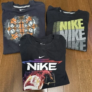 Nike Youth Medium Shirts Lot Of 3 Boys Logo - Picture 1 of 2