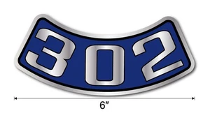 NEW 302 Air Cleaner Decal Bumper Sticker for Ford Classic FOMOCO USA - Bild 1 von 5