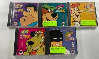 HANNA BARBERA SOUND FX LIBRARY SOUND EFFECTS SFX SOUND IDEAS 5 CD SET - Image 1 of 3