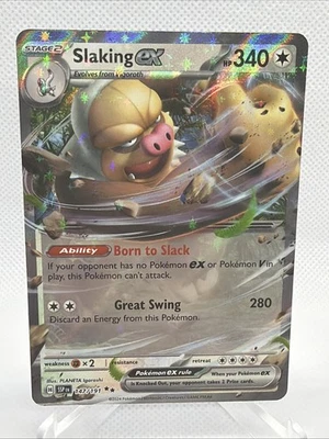 Slaking EX Surging Sparks Double Rare 147/191 Near Mint Pokemon Card - Image 1 of 3