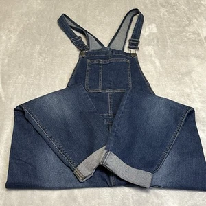 No Boundaries Denim Bib Overalls Juniors Size XXL 19 Full Length - Picture 1 of 15