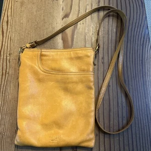 Margot | Brown Soft Leather Crossbody Bag Purse | Minimalist Boho Classic - Picture 1 of 3