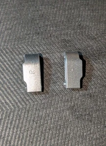 Boxy Pixel eloxiertes Aluminium GBA Trigger Tasten L&R - silber nur für Boxy Shell - Bild 1 von 4