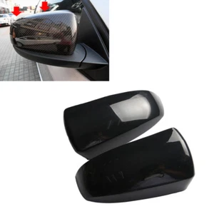 Pair Left & Right Door Wing Rearview Mirror Cover Cap For BMW X5 X6 E70 2006-13 - Imagen 1 de 4