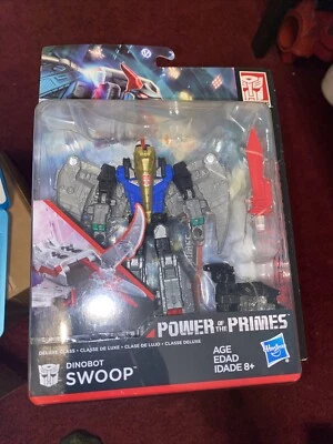 Transformers Hasbro 2017 Power Of The Primes POTP Dinobot Blue Swoop New  - Image 1 of 2