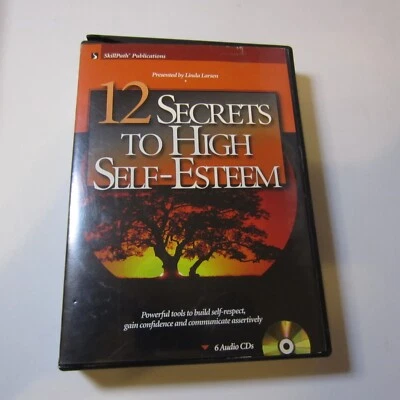 12 Secrets to High Self-Esteem by Linda Larsen (CD, 2001, 7-Disc Set) fast ship - Image 1 of 2