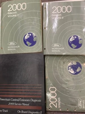2000 Ford Ranger Camion Servizio Negozio Riparazione Officina Manuale Set L Ewd - Immagine 1 di 4