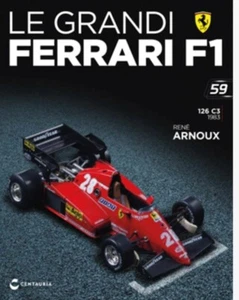 Ferrari 126 C3 - René Arnoux - 1983 - Le grandi Ferrari F1 1:24 nr 59 - Foto 1 di 6
