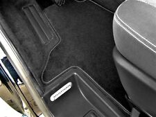 Produktbild - Fußmatte passend für VW T5 2 Sitzen Multivan Caravelle Hochflor Velours Anthrazi