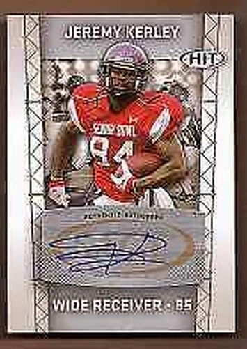 A5807- 2011 SAGE HIT Autographs Silver #6 Jeremy Kerley Auto - NM-MT - Image 1 of 1