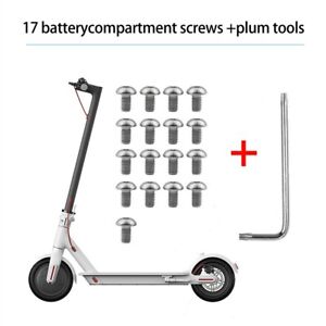 17pcs Electric Scooter Battery Base Plate 17 Plum Screws For-Xiaomi M365 & M365