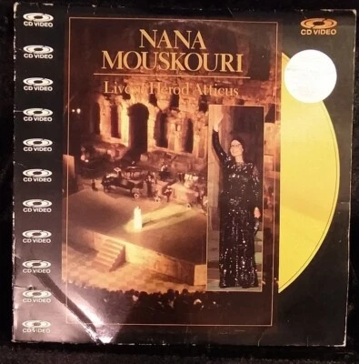 Laserdisc Nana Mouskouri Live At Herod Atticus PAL - Bild 1 von 4