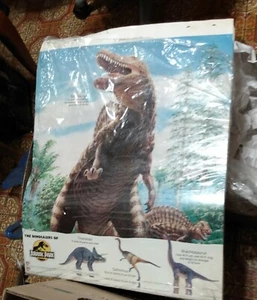 1994 Rare Jurassic Park Dinosaurs Of Poster Nos - Picture 1 of 4
