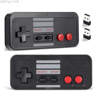 Wireless NES Controller Rechargeable + USB Receiver for PC/Windows/iOS/Retropie - Image 1 of 4