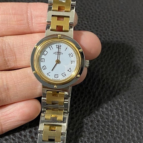 HERMÈS Hermes Clipper 244711 Orologio da Polso Donna Impermeabile Quarzo 24mm Prezzo Premium