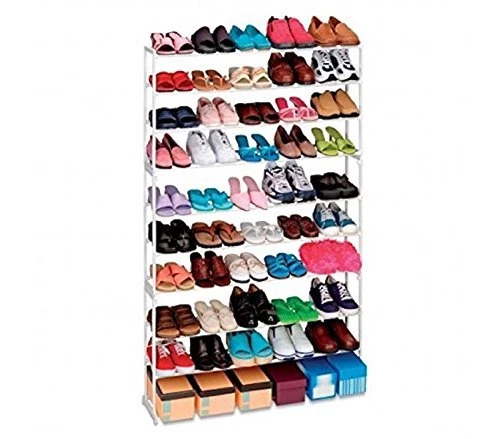 Scarpiera scaffale 40 o 50  paia 10 ripiani Spaziosa Compatta per tutta la casa - Immagine 1 di 1