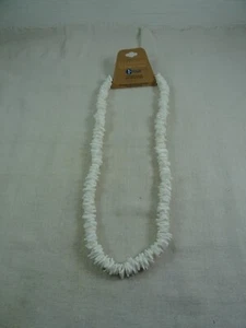 Elements by Candace Lauren Puka Shell Necklace White  9-10mm 18" NEW - Picture 1 of 9