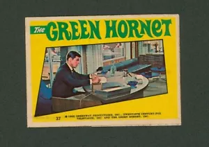 1966 Green Hornet Sticker Karte #37 - sehr guter Zustand - Bild 1 von 2