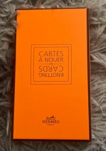 Hermes Knotting Cards Cartes a Nouer Edition No. 6 w/ Original box Unused Rare - Picture 1 of 6