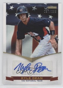 2012 Panini USA Baseball National Team 15U Signatures /299 Kyle Dean #8 Auto
