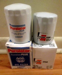 (2) Engine Oil Filters - Fram FP8A + Purolator L30001 - Ford Ranger, Mazda B2300 - Picture 1 of 1