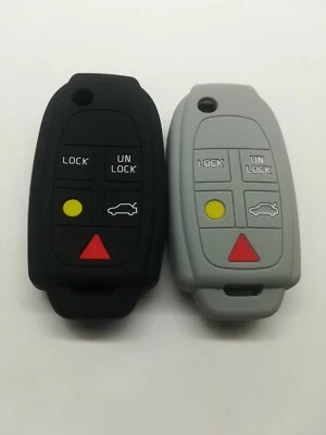 2*Key Cover for 2004 2005 2006 2007 2008 2009 2015 Volvo XC90 XC70 V70 S80 S60 - Image 1 of 4