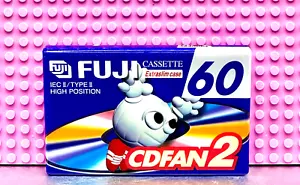 FUJI CDFAN 2 60 TYPE II BLANK CASSETTE TAPE (1) (SEALED) - Picture 1 of 3