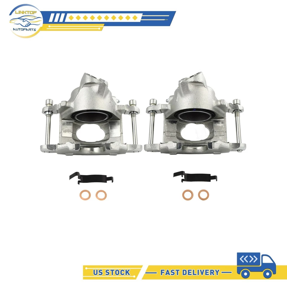 Par de pinças de freio dianteiras para Pontiac Grand Am 1973-1975 Grand Prix 1973-1976 - Imagem 1 de 4