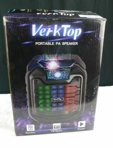 VerkTop Altoparlante Portatile con Microfono - Nero - Foto 1 di 6