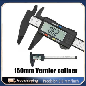 150mm Vernier Caliper Stainless Steel Digital Caliper 6 inch Measuring Tools US - Picture 1 of 6