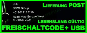 BMW MINI NAVI UPDATE ROAD MAP EUROPE MOTION WEST o OST 2024 ink USB+FSC Lebensla - Bild 1 von 5