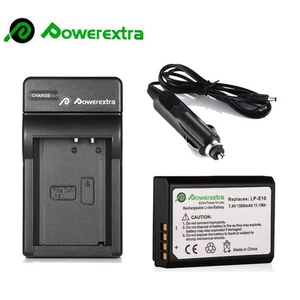 1500mAh LP-E10 Battery + Charger For Canon Rebel T3 T5 1100D 1200D Kiss X50 - Picture 1 of 12