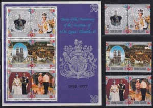 F-EX29839 COCINERO ESTÁ MONTADO 1977 PLATA JUBILEO REINA ELIZABETH II. - Imagen 1 de 1