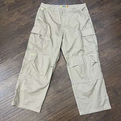 Pantalones cargo Empyre 36x28 holgados carpintero doble rodilla cordón para hombre skate chino Foto 1 de 4