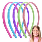 5 Pack Fabric Alice Bands Durable Hair Headbands Hairband For Girls Women Ladies