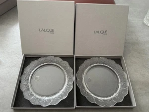 Lalique Honfleur Plates X 2 - Picture 1 of 4