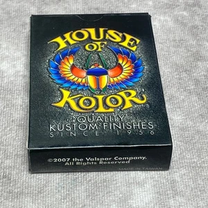 House Of Kolor Playing Card Deck Kustom Finishes Collectible Poker Cards 2007 - Picture 1 of 7