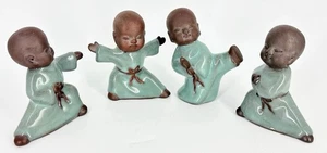 Raro Design Tea Pet Karate Monaco Figure per Decorazione Tavola, Porcellana -Così Carino - Foto 1 di 20