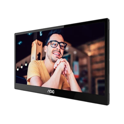 AOC 16T3E 15.6" 16:9 FHD Portable USB-C IPS WLED Monitor with Vesa Mount - Image 1 of 4
