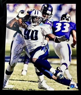 Jevon Kearse Signed 16x20 Titans NFL Licensed Photo Auto (GTSM Authentic) - Image 1 of 4