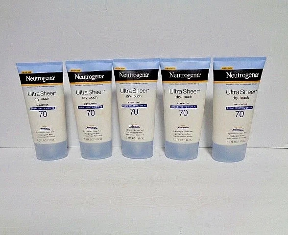 Neutrogena Ultra Sheer Dry Touch SPF 70 Sunscreen Lotion 5 FL Oz