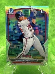 Justin Henry - Malloy - Lunar Glow - 2023 Bowman Chrome #BCP-51 Detroit Tigers - Foto 1 di 11